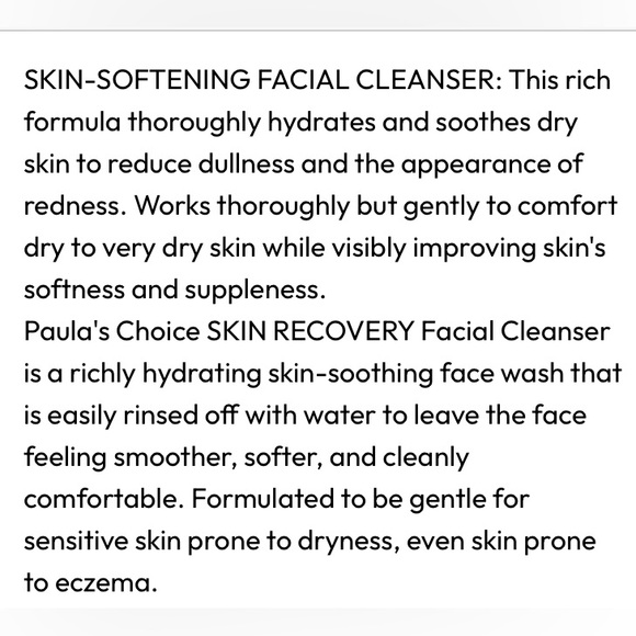 Paula's Choice Softening Cream Cleanser - - Picture 6 of 6